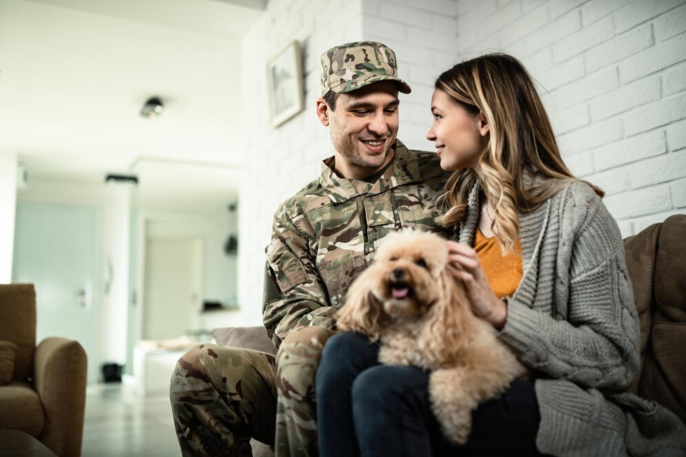 Female Veteran attend a Training Program